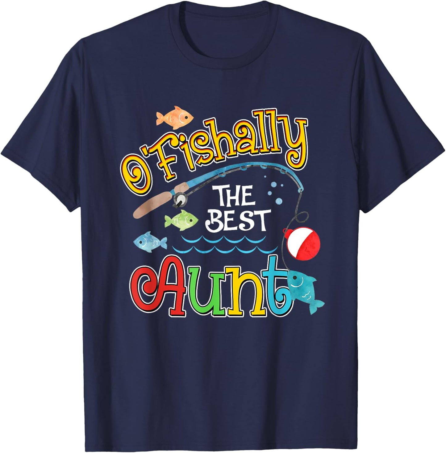 Ofishally The Best Aunt Auntie of the Birthday Boy T-Shirt - T-Shirt | Navy