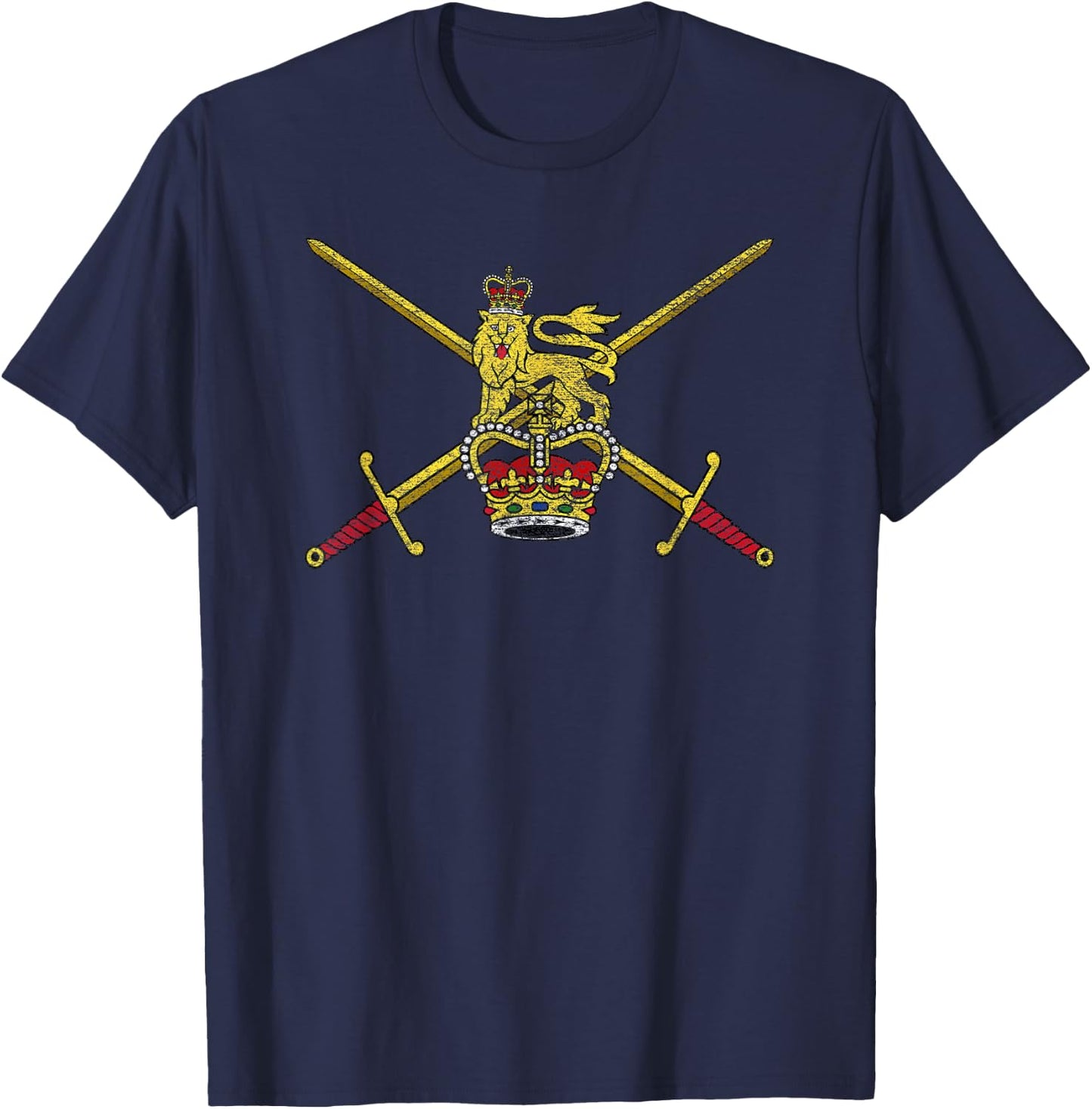 British Military Flag Uk United Kingdom T-Shirt - T-Shirt | Navy