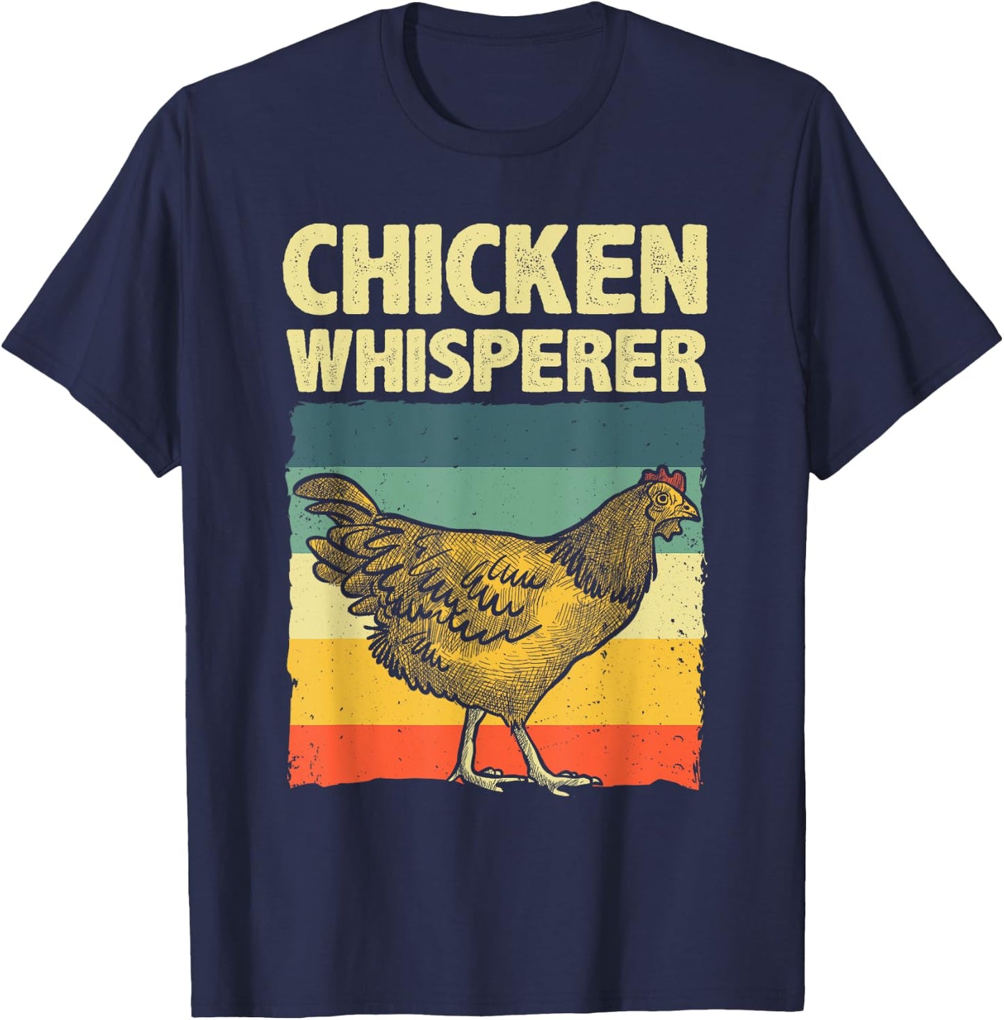 Cute Chicken Whisperer Women Chicken Farmer Lover T-Shirt - T-Shirt | Navy