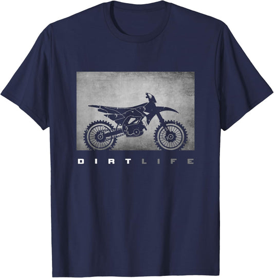 Dirt Bike Motocross Apparel - Dirt Bike Motocross T-Shirt - T-Shirt | Navy