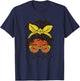 STEM Teacher messy bun Steminist Science Kids T-Shirt - T-Shirt | Navy