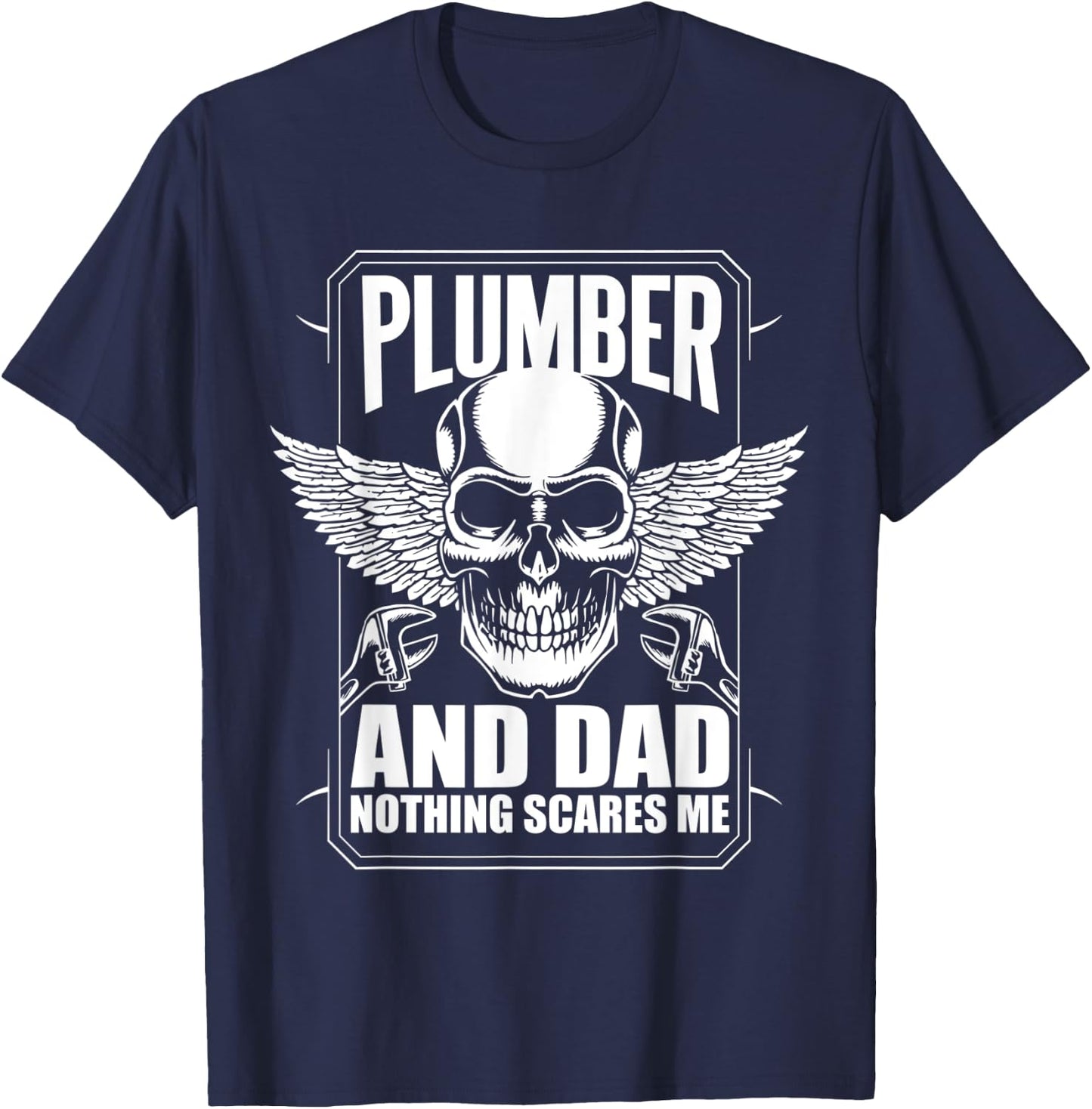 Plumber And Dad T-Shirt - T-Shirt | Navy
