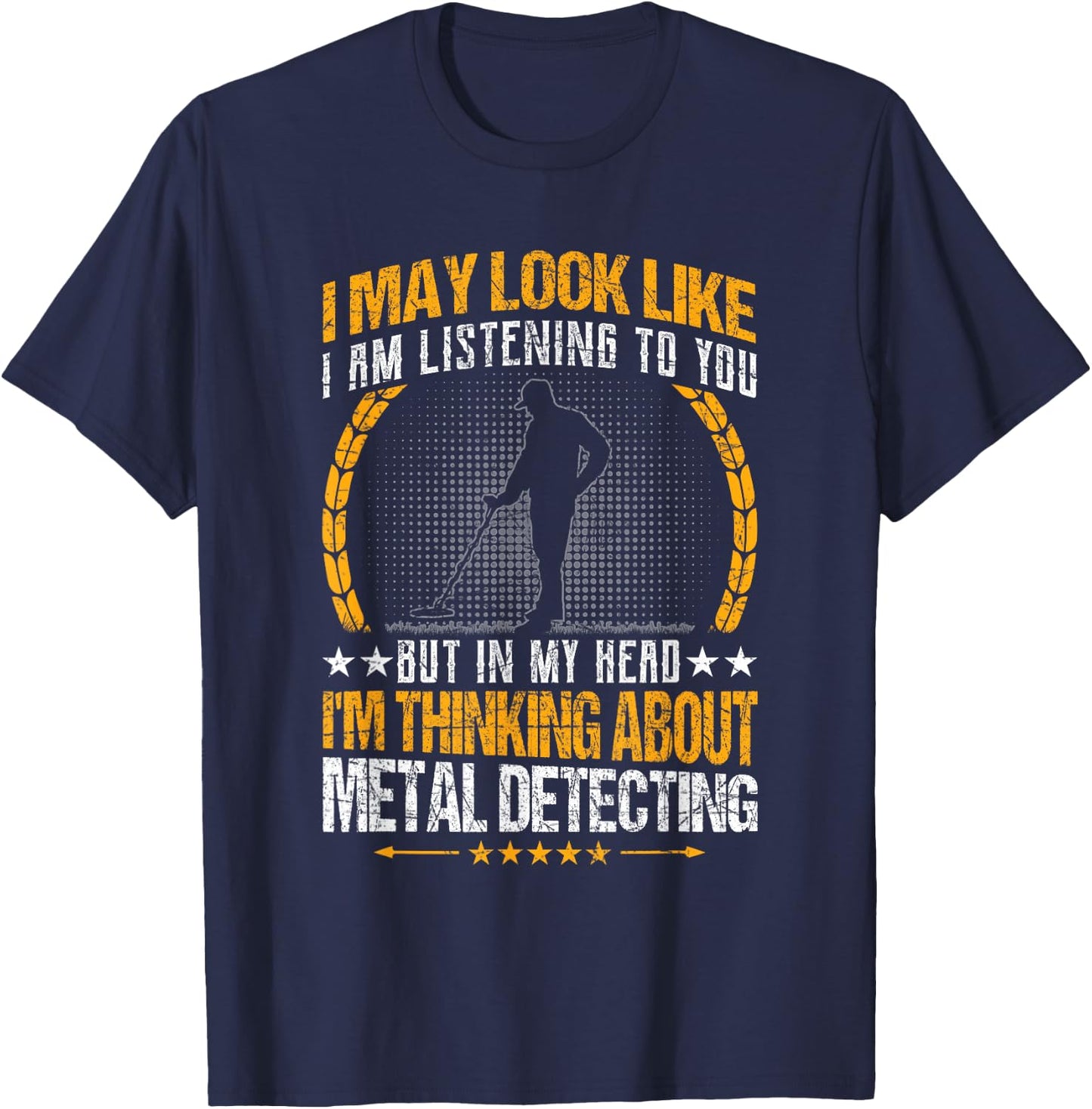 Metal Detecting - Detectorists T-Shirt - T-Shirt | Navy