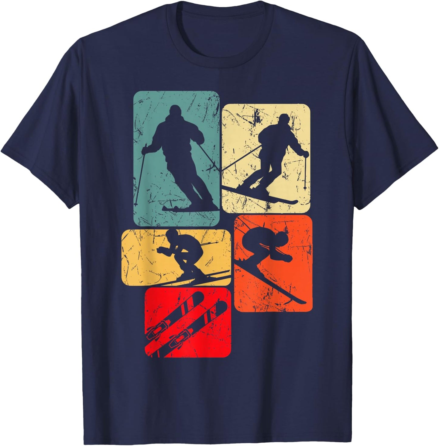 Skiing T-Shirt - T-Shirt | Navy