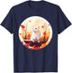 Funny windy Autumn Season with Fall and white Rats for Pets T-Shirt - T-Shirt | Navy