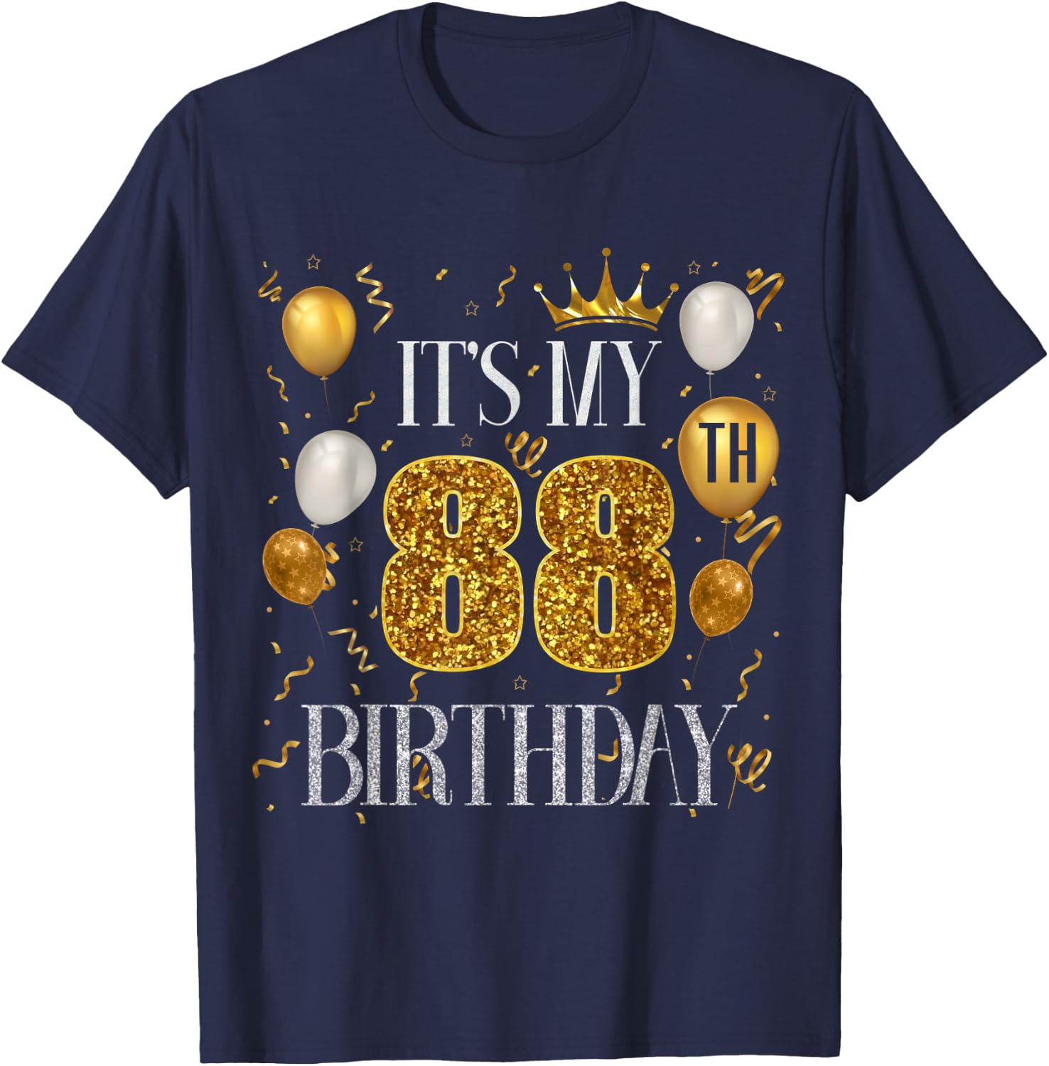 Its My 88th Birthday Happy 1935 Birthday Women T-Shirt - T-Shirt | Navy