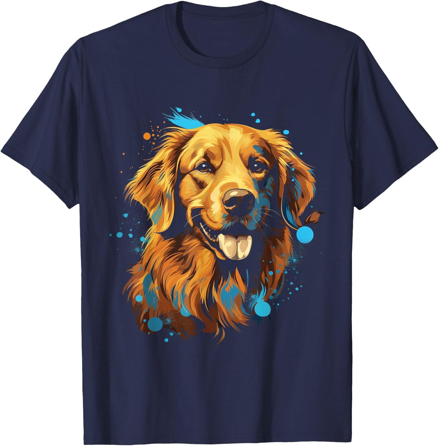Golden retriever puppy dog Women Kids T-Shirt - T-Shirt | Navy