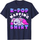 K-Pop Music, Sleeping Koala, Cute K-Pop Napping T-Shirt - T-Shirt | Navy