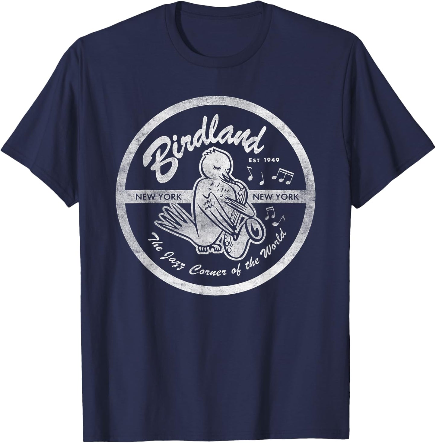 Vintage Jazz Club T-Shirt - T-Shirt | Navy