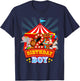 2nd Birthday Outfit Boy 2 Year Old Circus Carnival Bday T-Shirt - T-Shirt | Navy