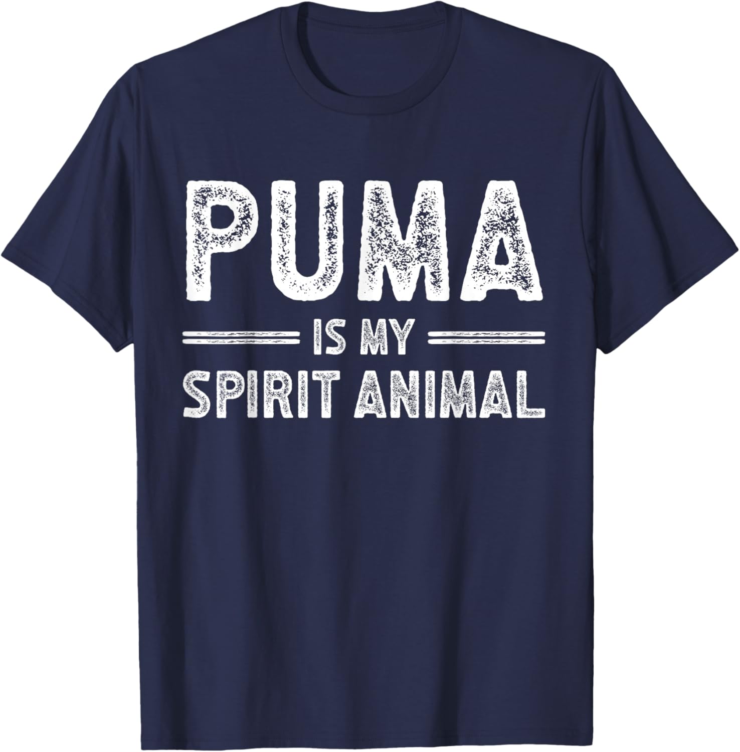 Puma is My Spirit Animal for Puma Lover T-Shirt - T-Shirt | Navy