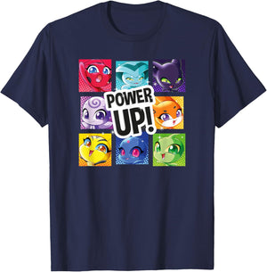 Miraculous Ladybug Kwamis Collection with All Kwamis Small T-Shirt - T-Shirt | Navy