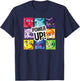 Miraculous Ladybug Kwamis Collection with All Kwamis Small T-Shirt - T-Shirt | Navy