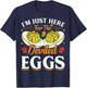 I'm Just Here for The Deviled Eggs T-Shirt - T-Shirt | Navy
