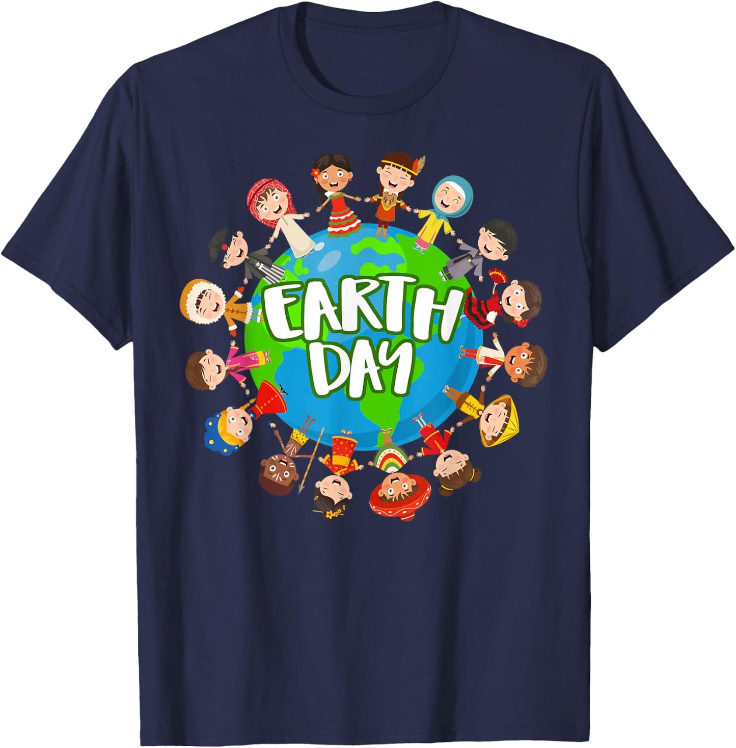 Earth Day 2023 Environmental Nature Planet | & T-Shirt - T-Shirt | Navy
