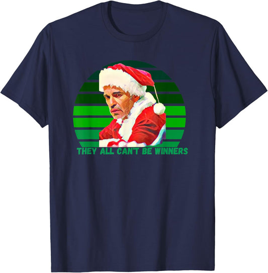 Bad Santa Movie, Classic Cinema, Movie Shirts , Movie T-Shirt - T-Shirt | Navy