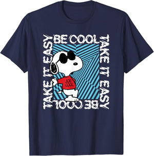 Peanuts - Be Cool Snoopy T-Shirt - T-Shirt | Navy