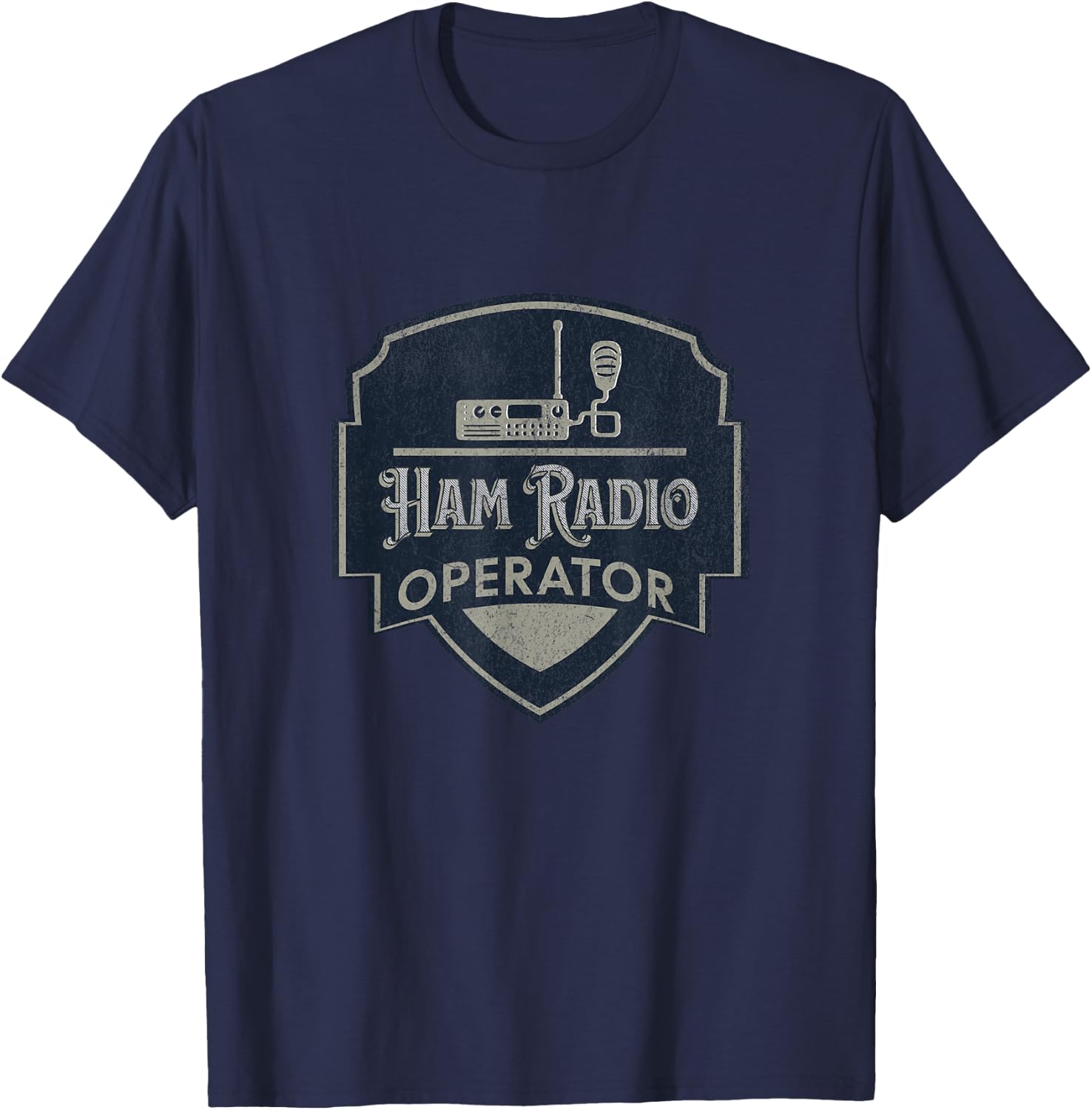 Ham Radio Operator - For Signalers and Technicians T-Shirt - T-Shirt | Navy
