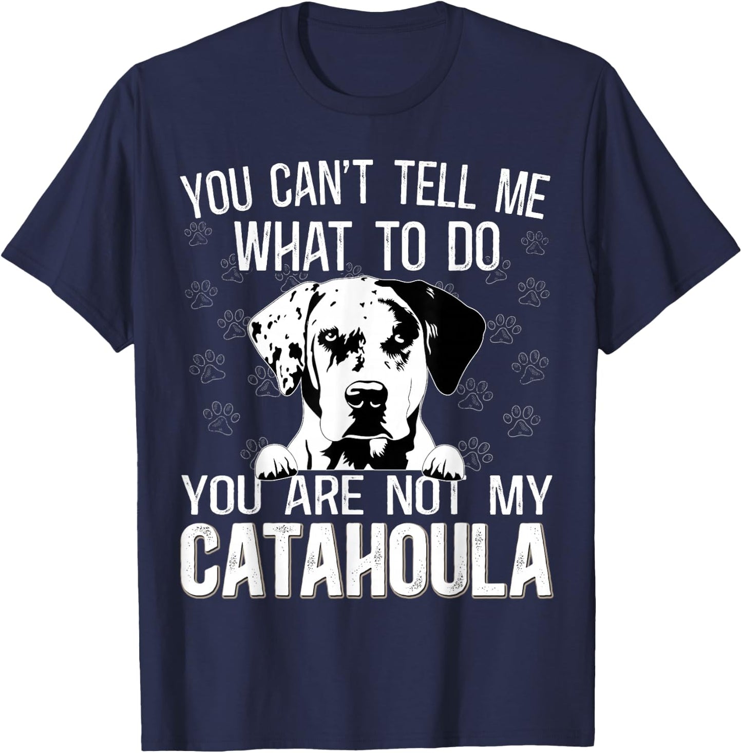 Leopard Hound Mama Toys Louisiana Catahoula Leopard Dog T-Shirt - T-Shirt | Navy