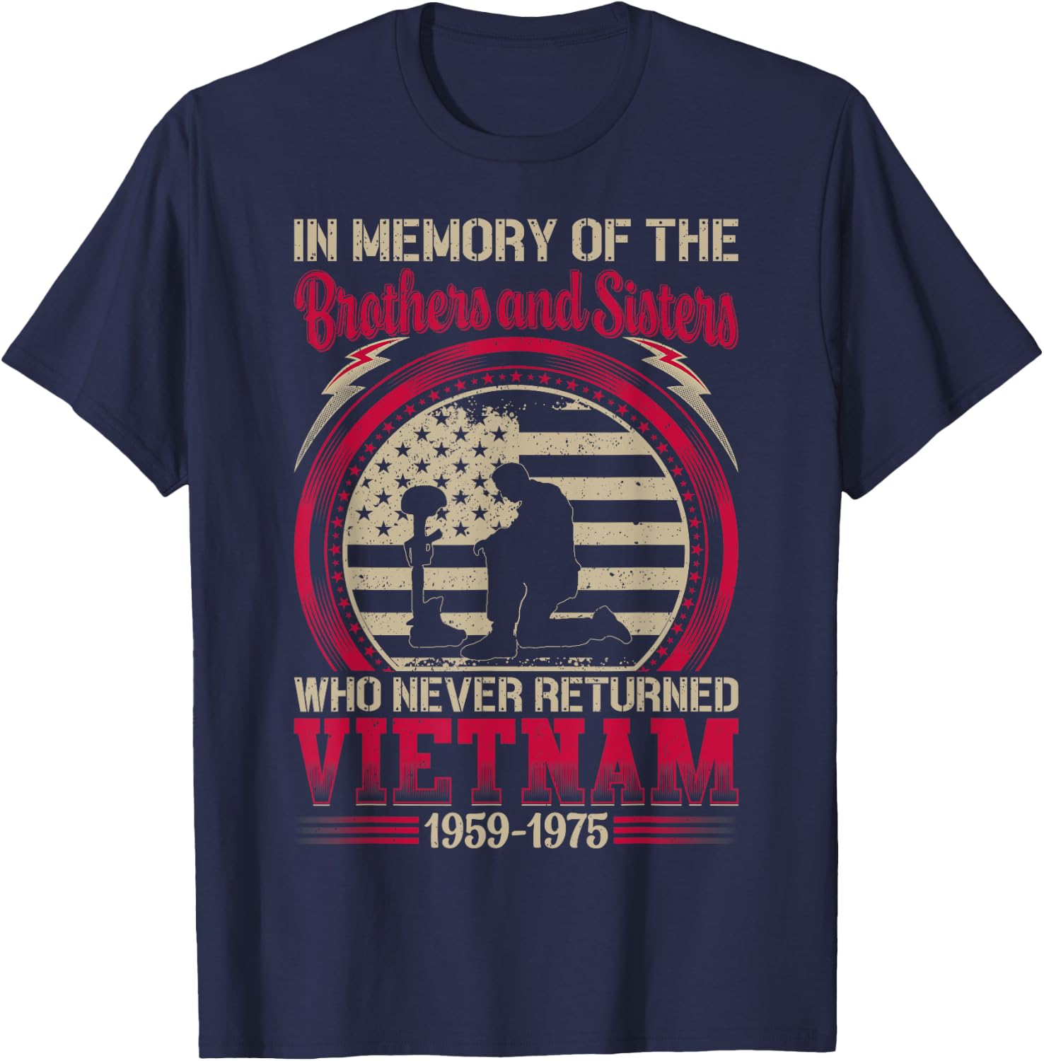 In Memory Of The Brothers And Sisters Who Never Returned T-Shirt - T-Shirt | Navy