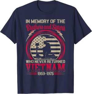 In Memory Of The Brothers And Sisters Who Never Returned T-Shirt - T-Shirt | Navy