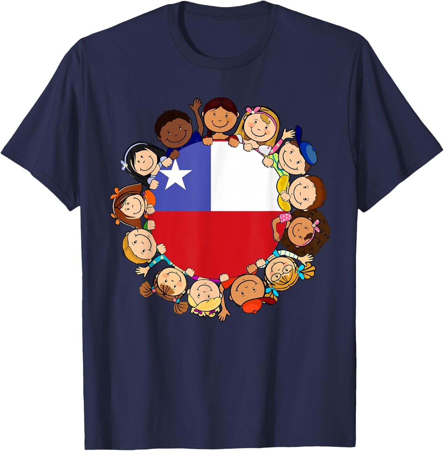 Chile Flag Hispanic Heritage Month Kids Boy Toddler Chilean T-Shirt - T-Shirt | Navy