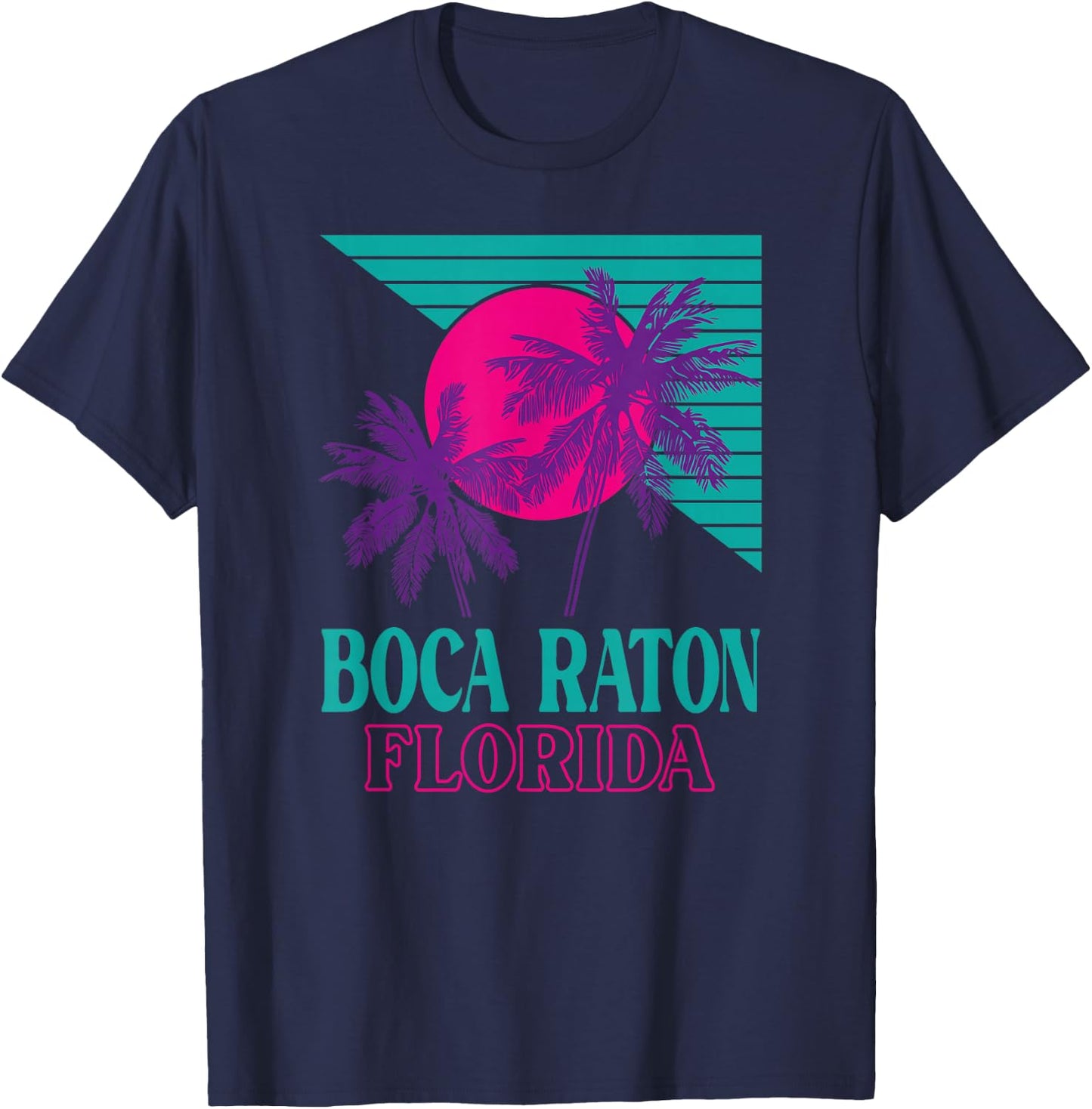 Boca Raton T-Shirt - T-Shirt | Navy