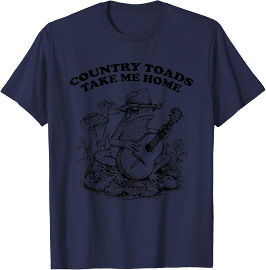 Country Toads Take Me Home T-Shirt - T-Shirt | Navy