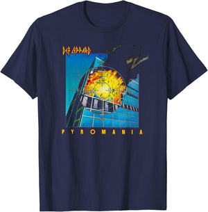 Def Leppard - Pyromania Album T-Shirt - T-Shirt | Navy
