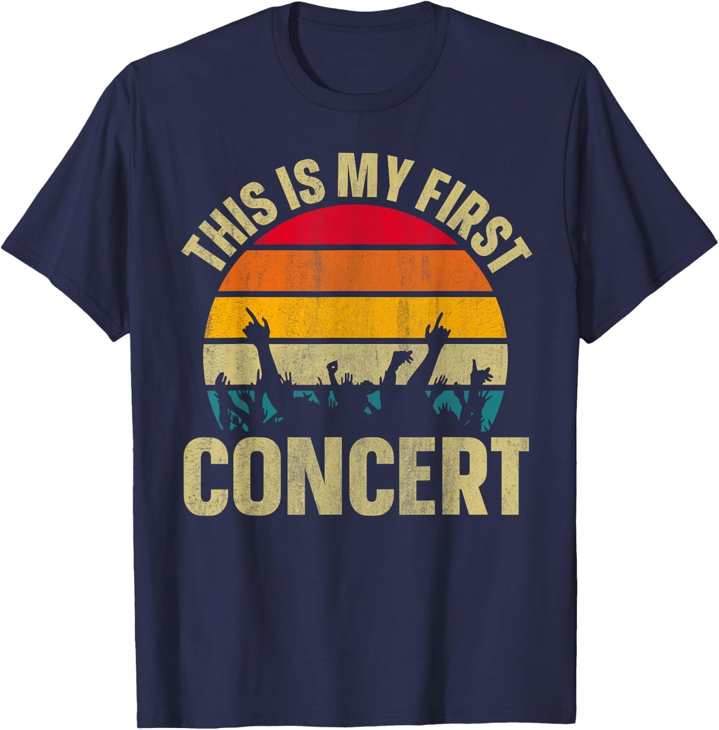 This Is My First Concert T-Shirt - T-Shirt | Navy