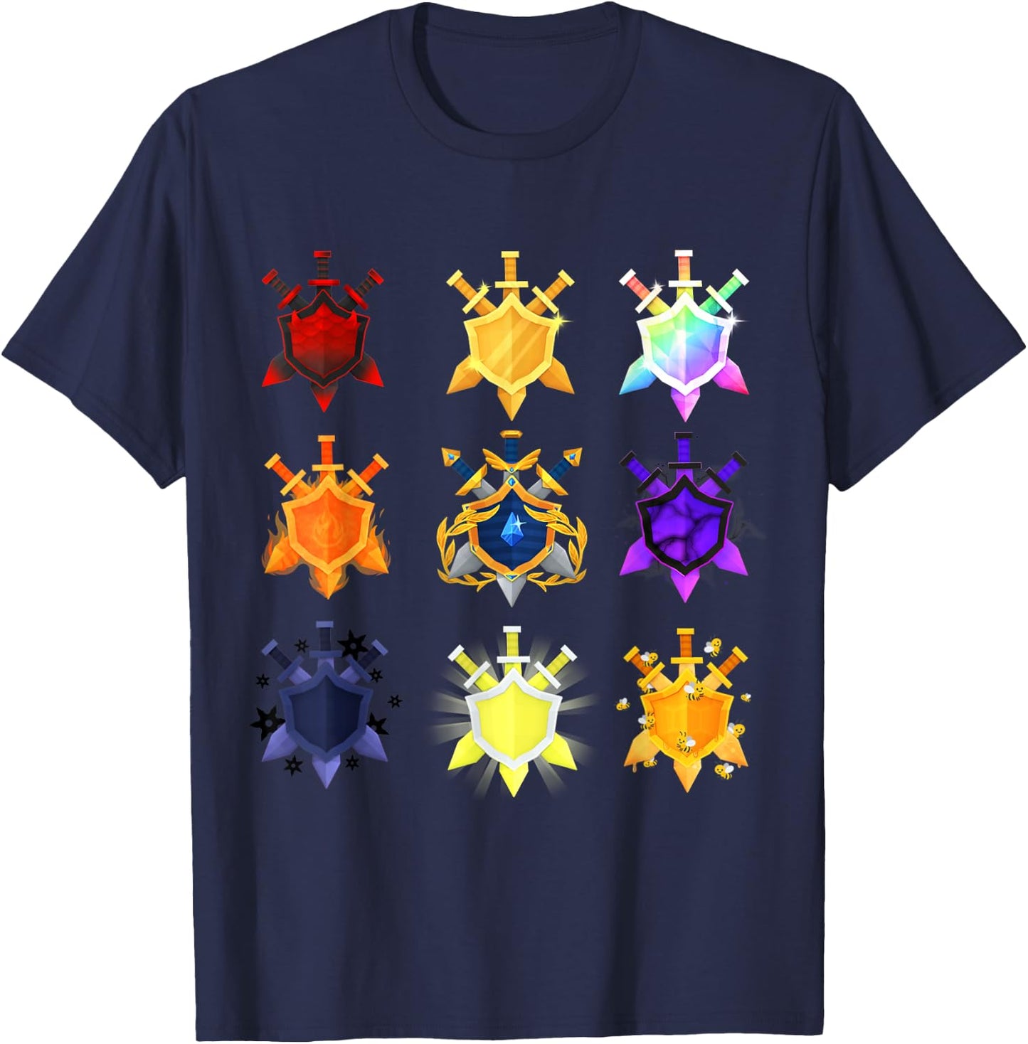 Treasure Quest Emblems T-Shirt - T-Shirt | Navy