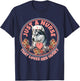 Just A Nurse That Loves Her Husky Dog Mom Pet Husky Owner T-Shirt - T-Shirt | Navy