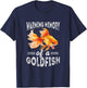 Goldfish Warning Memory Fish Lover Aquarium Fish Goldfish T-Shirt - T-Shirt | Navy
