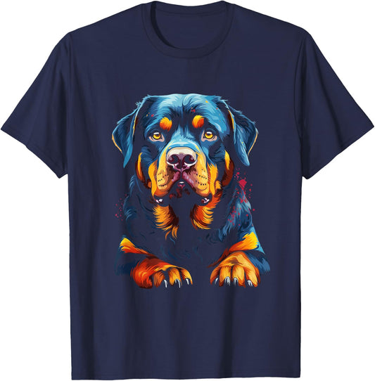 Rottweiler dog pet owner T-Shirt - T-Shirt | Navy