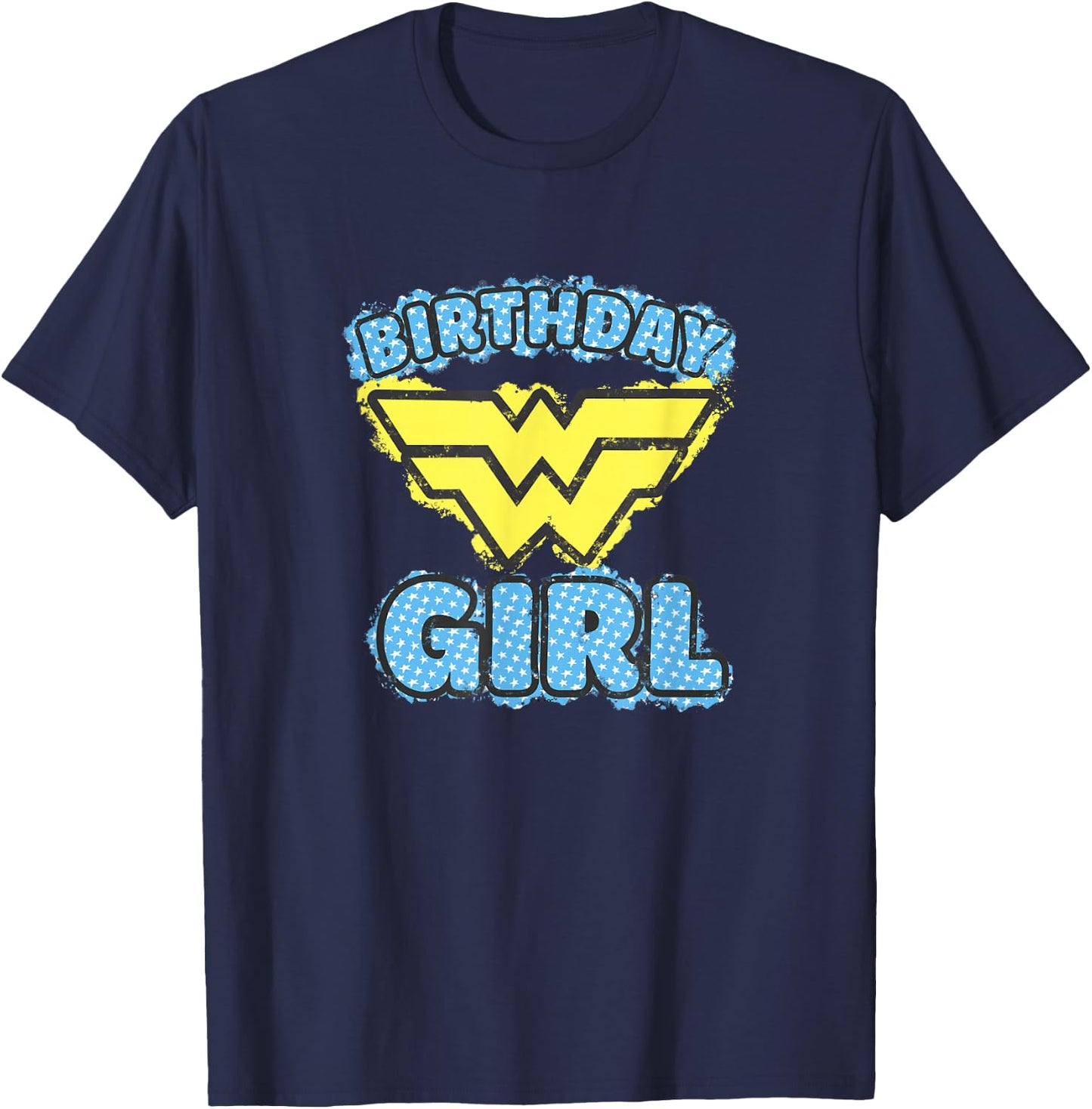 DC Comics Justice League Wonder Woman Birthday Girl T-Shirt - T-Shirt | Navy