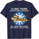 Flying Tigers Curtis P-40B Warhawk World War 2 Airplane T-Shirt - T-Shirt | Navy