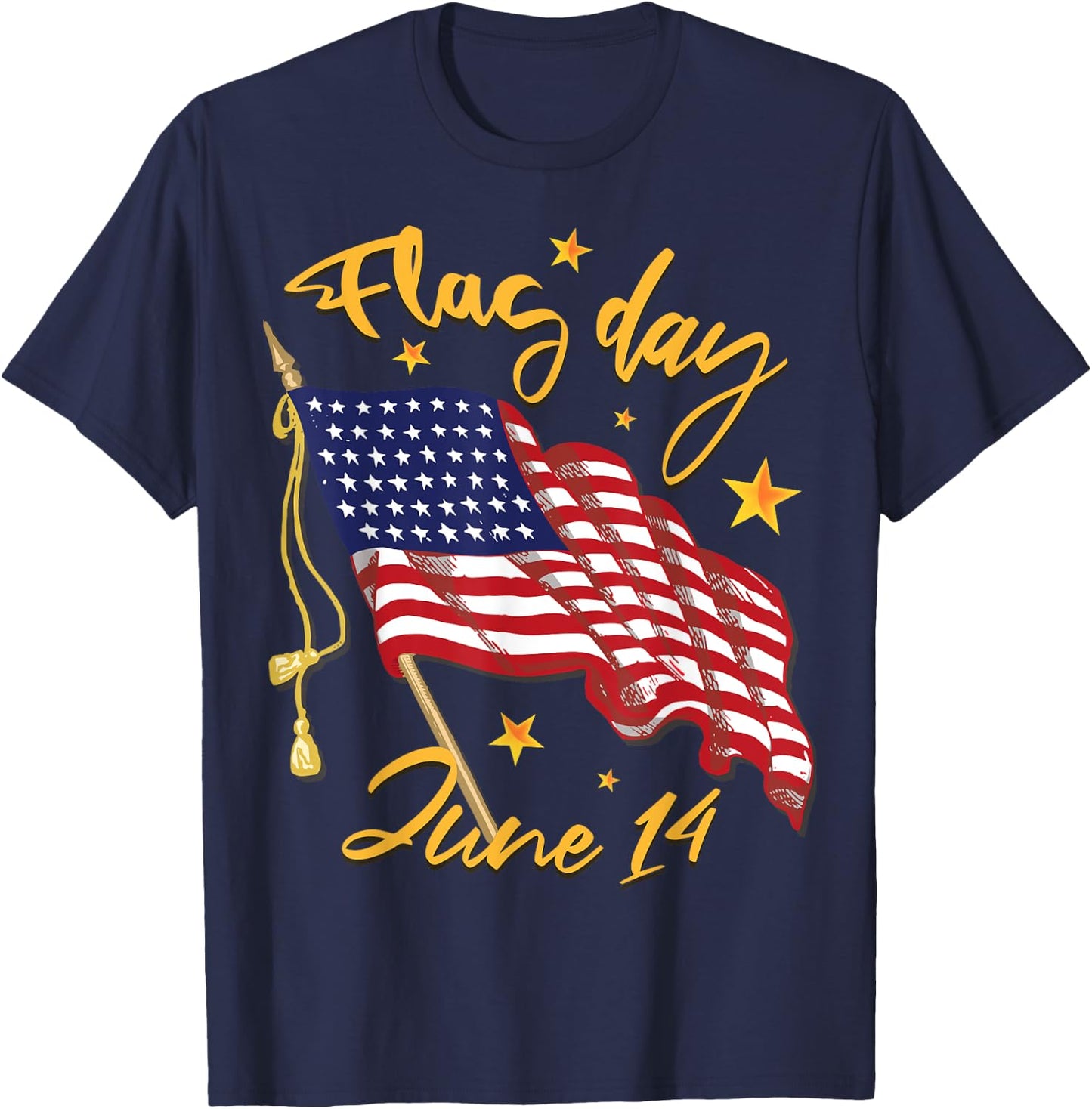 Flag Day - June 14 T-Shirt - T-Shirt | Navy