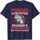 Fishing Saved Me From Becoming a Pornstar Design T-Shirt - T-Shirt | Navy