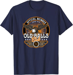 50th Birthday Vintage 1973 Old Balls Club 50 's 50th T-Shirt - T-Shirt | Navy
