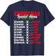Funny Christmas Deer Hunters All of Santa's Reindeer design T-Shirt - T-Shirt | Navy