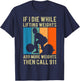 Tren Lifting Fitness Gym Deadlift - -Adults Black Cotton Blend Short Sleeve - Small - Humorous Workout T-Shirt - T-Shirt | Navy