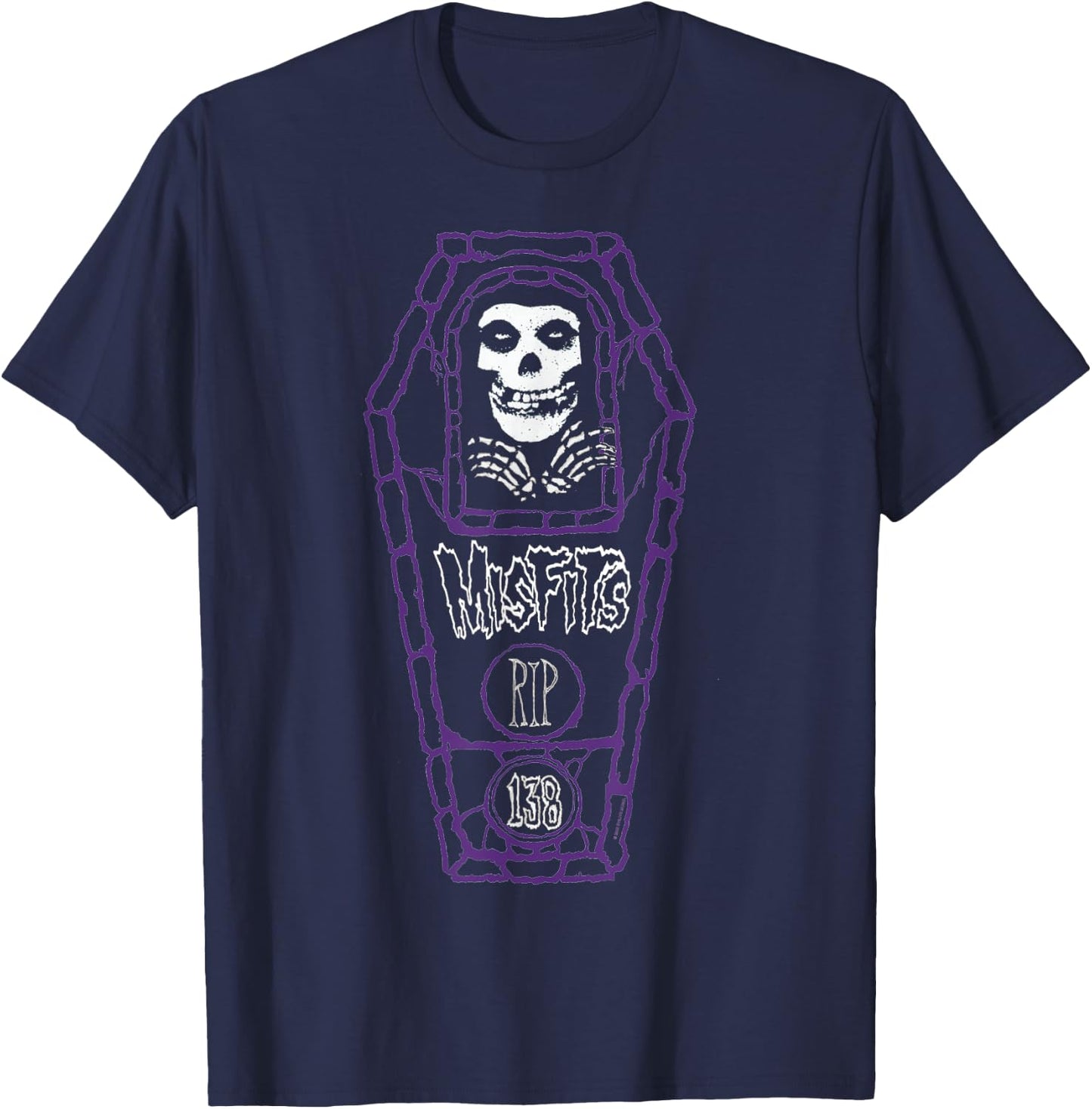 Misfits – RIP 138 T-Shirt - T-Shirt | Navy