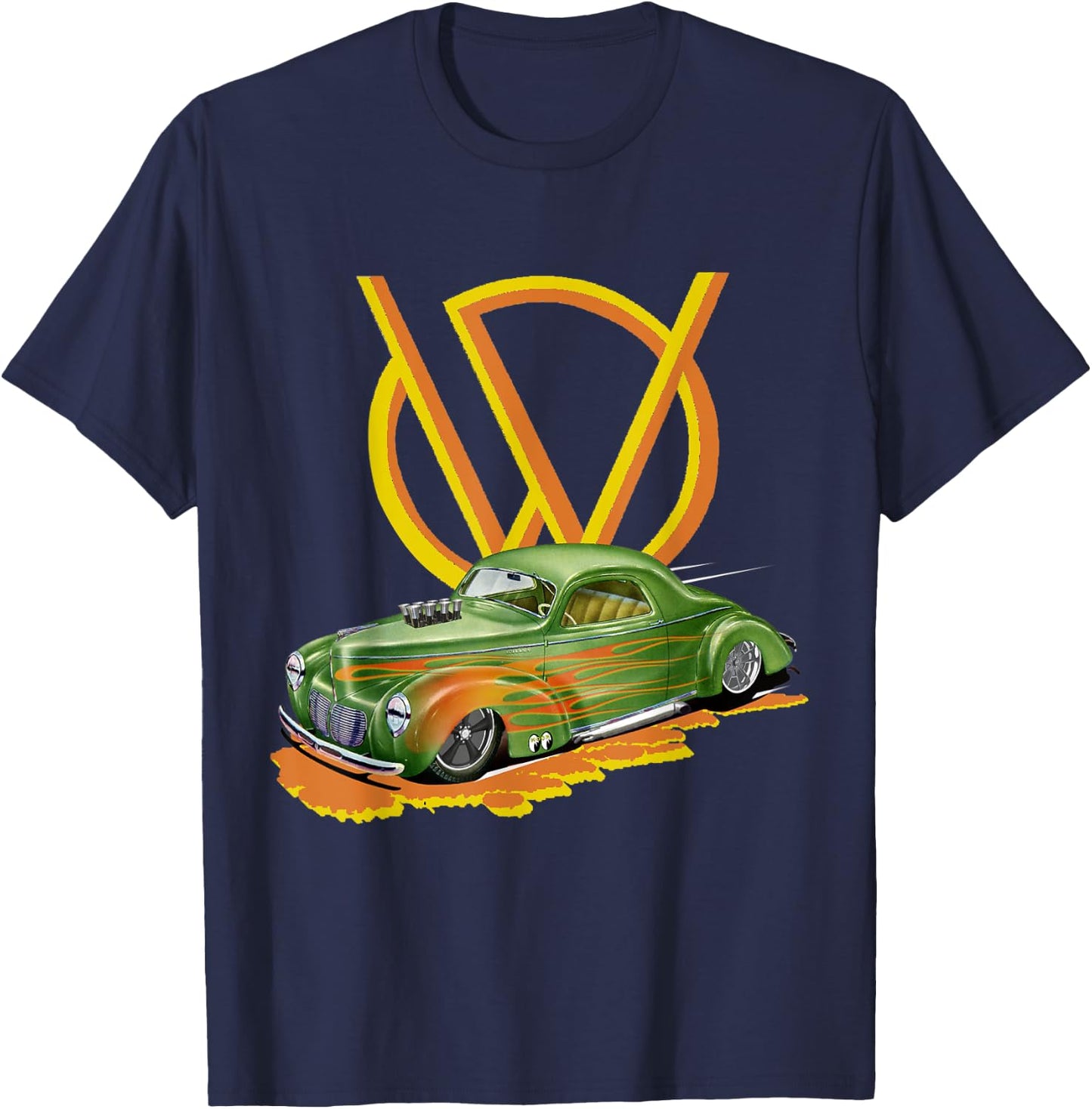 1940 Willys Hot Rod Business Coupe Speedway Model T-Shirt - T-Shirt | Navy