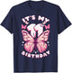11th Birthday Girl 11 Years Old Butterflies and Number T-Shirt - T-Shirt | Navy