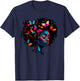 Black Queen Afro Melanin Women T-Shirt - T-Shirt | Navy