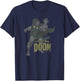 Marvel Fantastic Four Doctor Doom Vintage Portrait T-Shirt - T-Shirt | Navy