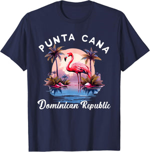 Punta Cana 2024 Family Vacation Matching Dominican Republic T-Shirt - T-Shirt | Navy