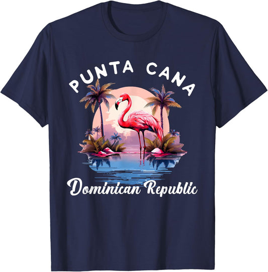 Punta Cana 2024 Family Vacation Matching Dominican Republic T-Shirt - T-Shirt | Navy