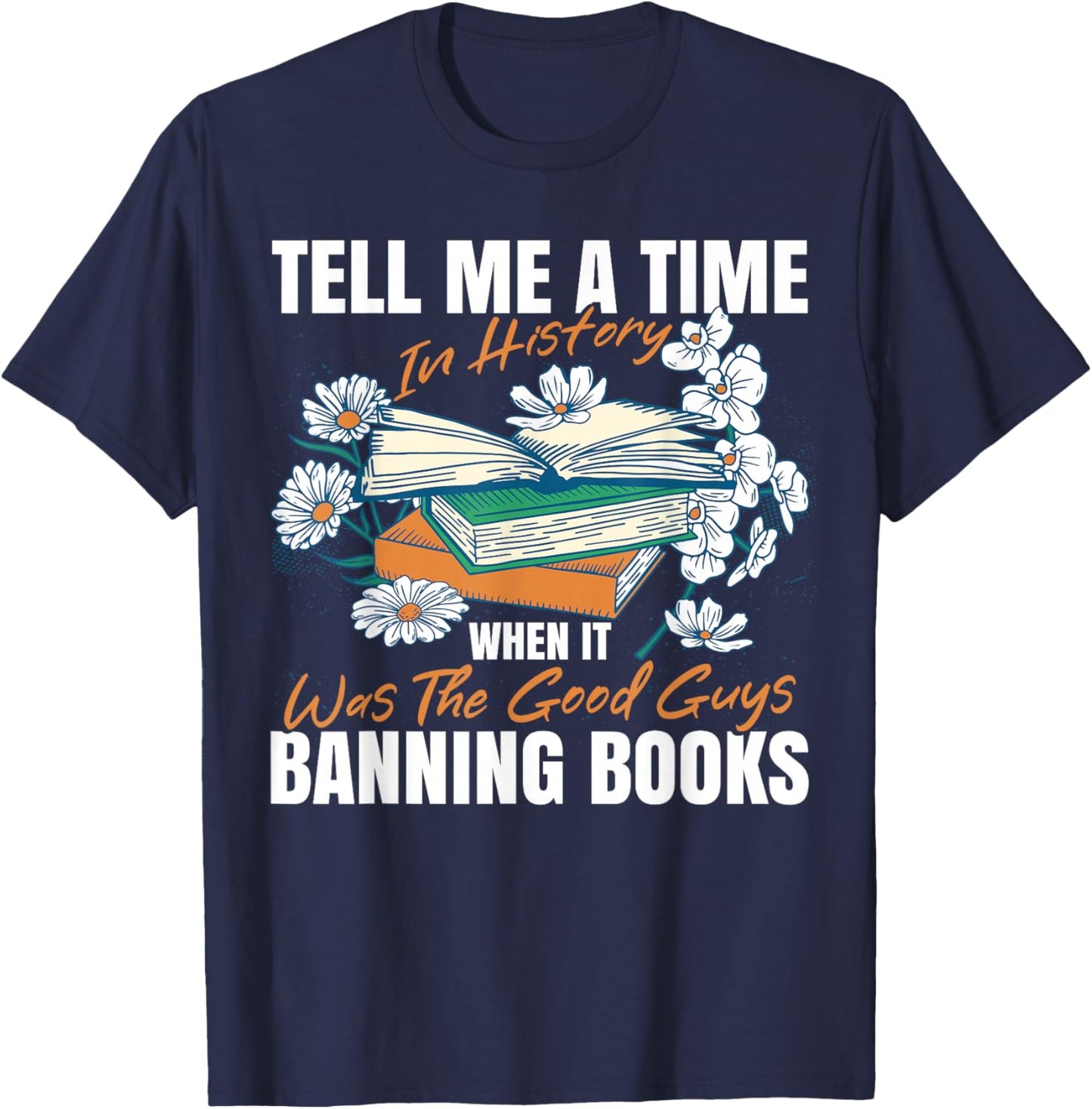 Banned Books Week Librarian Read Banned Books T-Shirt - T-Shirt | Navy