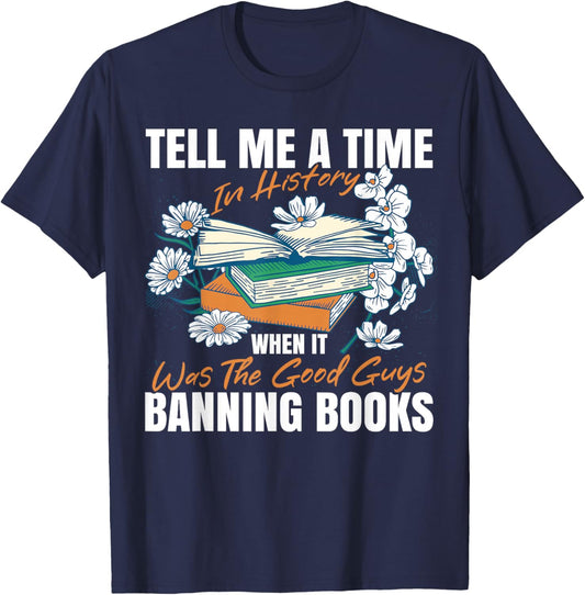 Banned Books Week Librarian Read Banned Books T-Shirt - T-Shirt | Navy